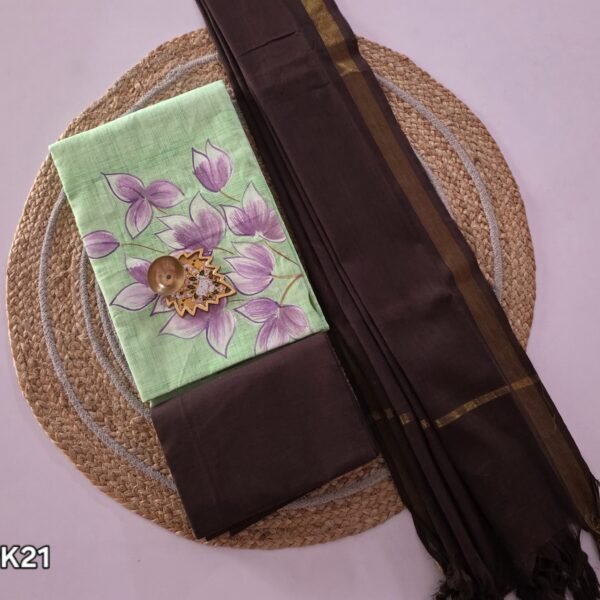 Handpainted Pure Cotton Salwar Set - PK21