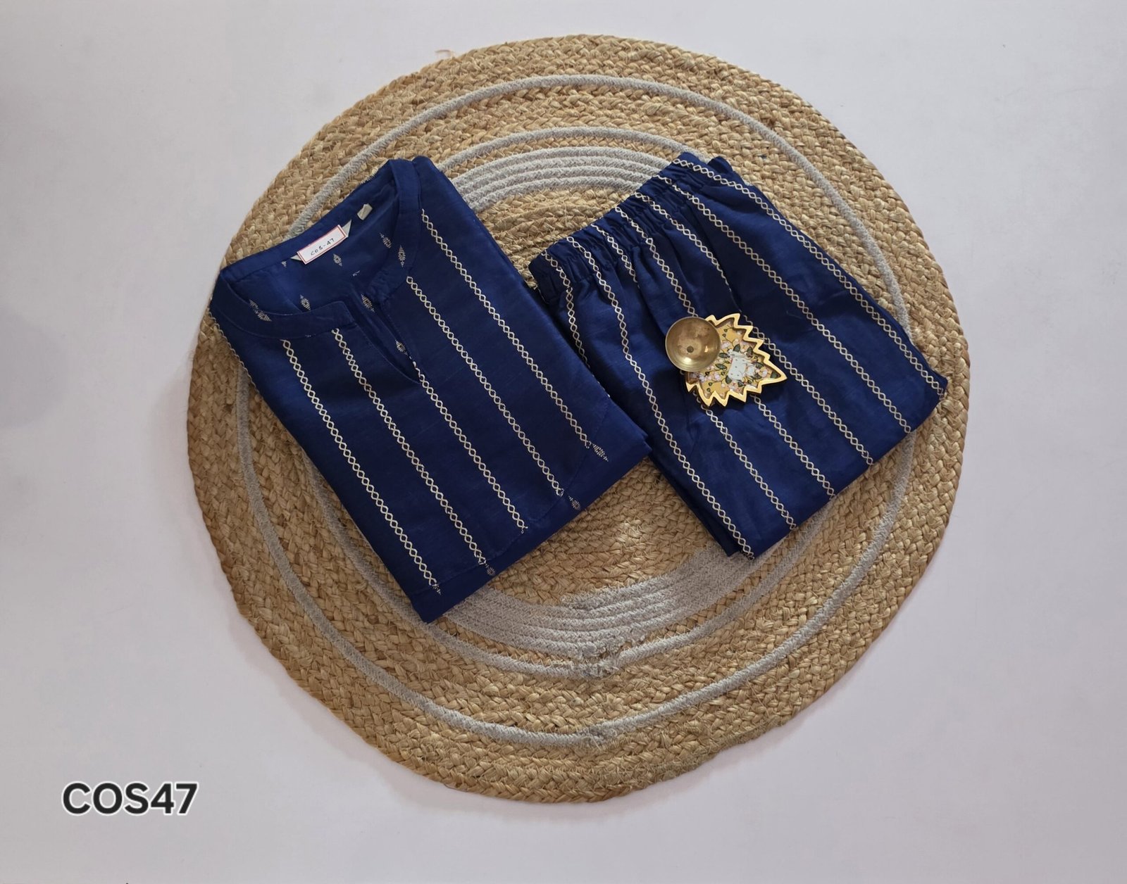 Raw Silk Co Ord Set - COS47 - Image 2
