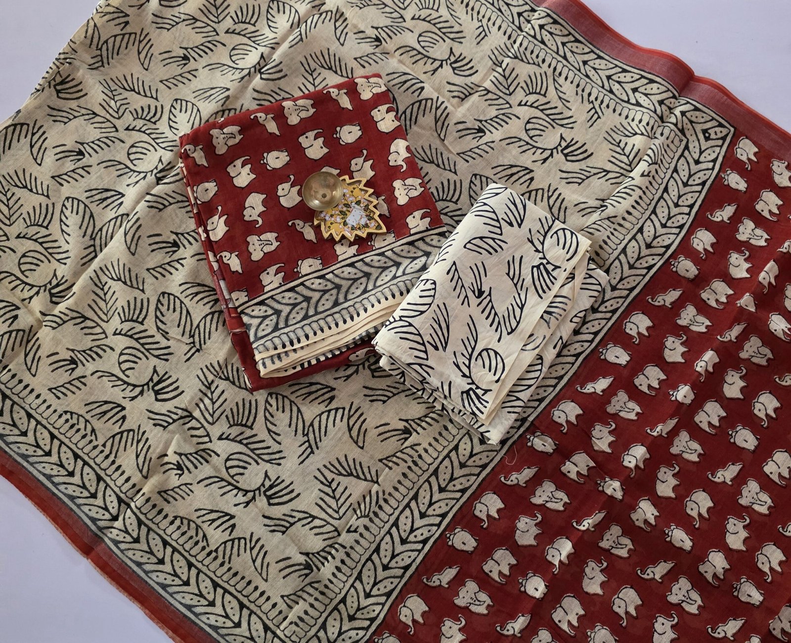 Linen Cotton Jaipur Salwar Set - JCK63