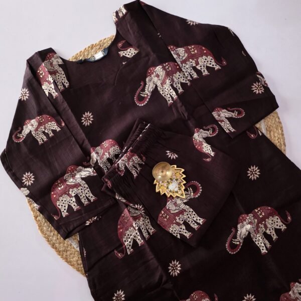 Shining Flex Cotton Co Ord Set - COS50