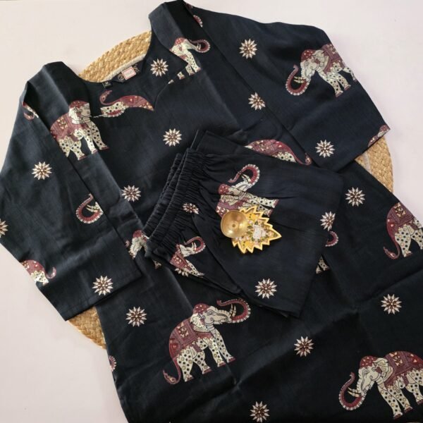 Shining Flex Cotton Co Ord Set - COS49