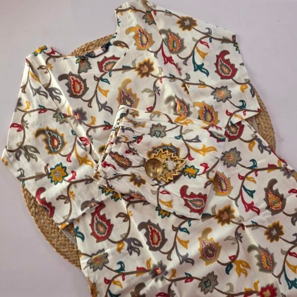 Shining Flex Cotton Co Ord Set - COS47