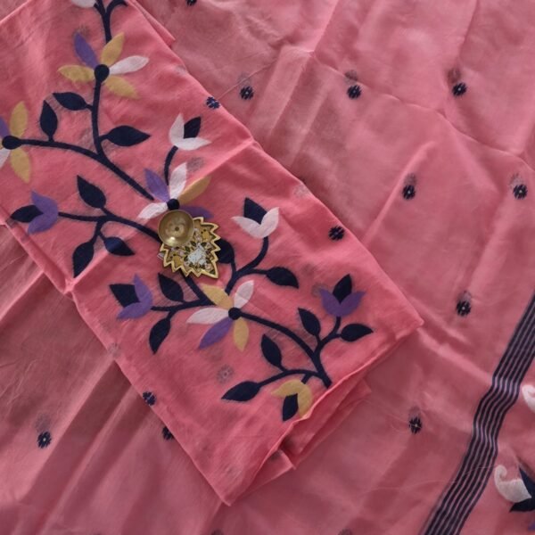 Jamdhani Silk Cotton Top & Dupatta Set - JD03