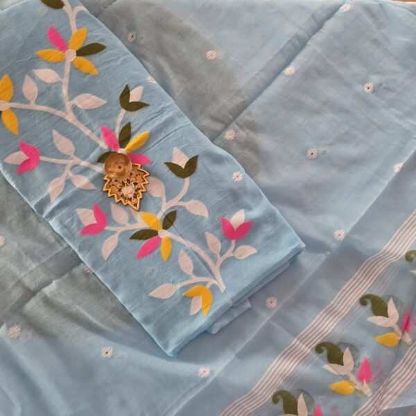 Jamdhani Silk Cotton Top & Dupatta Set - JD (Copy) (Copy) (Copy)