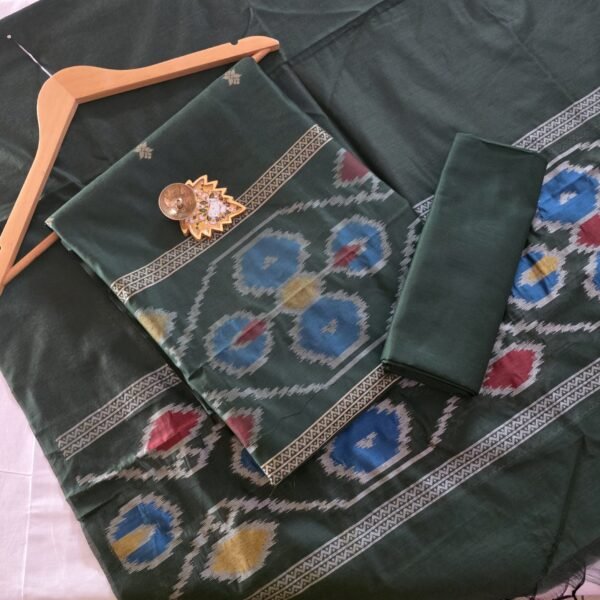Pochampally Sico Set - PS23 - Dark Green