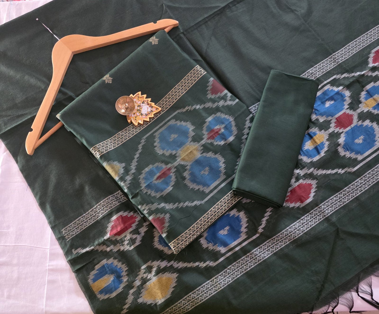 Pochampally Sico Set - PS23 - Dark Green