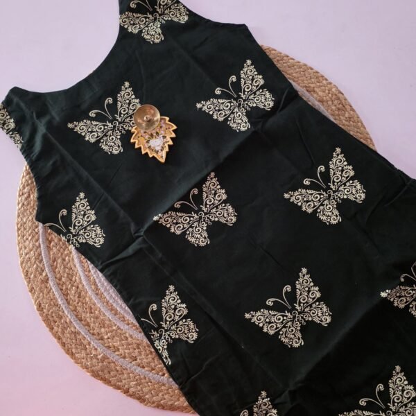 Pure Cotton Kurti - FCK22 - Green Butterfly